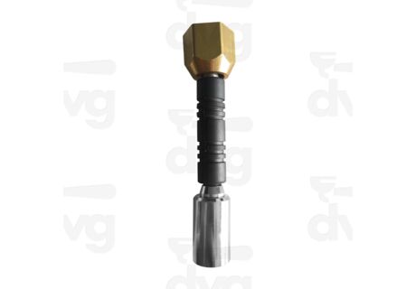 Трубка-распылитель горячей воды в сборе, 90 MM, гайка 3/8 не хромированная в интернет-магазине Coffee Proffee