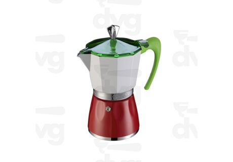 Кавоварка гейзерного типу MOKA TRICOLORE, 3 чашки в інтернет-магазині Coffee Proffee