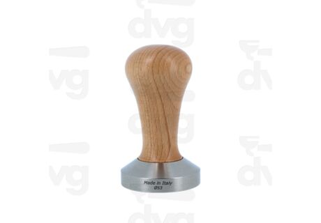 Темпер с натуральной деревянной ручкой Диаметр 53 MM (выпуклое дно) в интернет-магазине Coffee Proffee