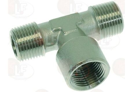 Фітинг Т-подібний,  ø 3/8"M-3/8"F-3/8"M в інтернет-магазині Coffee Proffee