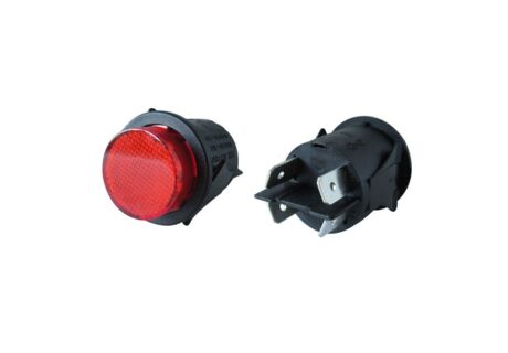 Кнопка ON-OFF червона кругла  яскрава D.25MM BEZZERA/SV SAB ITALIA в інтернет-магазині Coffee Proffee