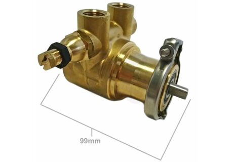 Помпа ротаційна Fluid-o-Tech 100L/H 99ММ (на хомут) в интернет-магазине Coffee Proffee