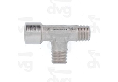 Фітинг Т - подібний  ø 1/8"M-1/8"M-1/8"F NICKEL в интернет-магазине Coffee Proffee